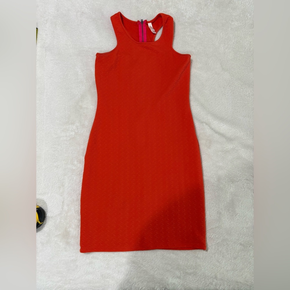 Orange Chic Vacation Summer Dress Size Small
